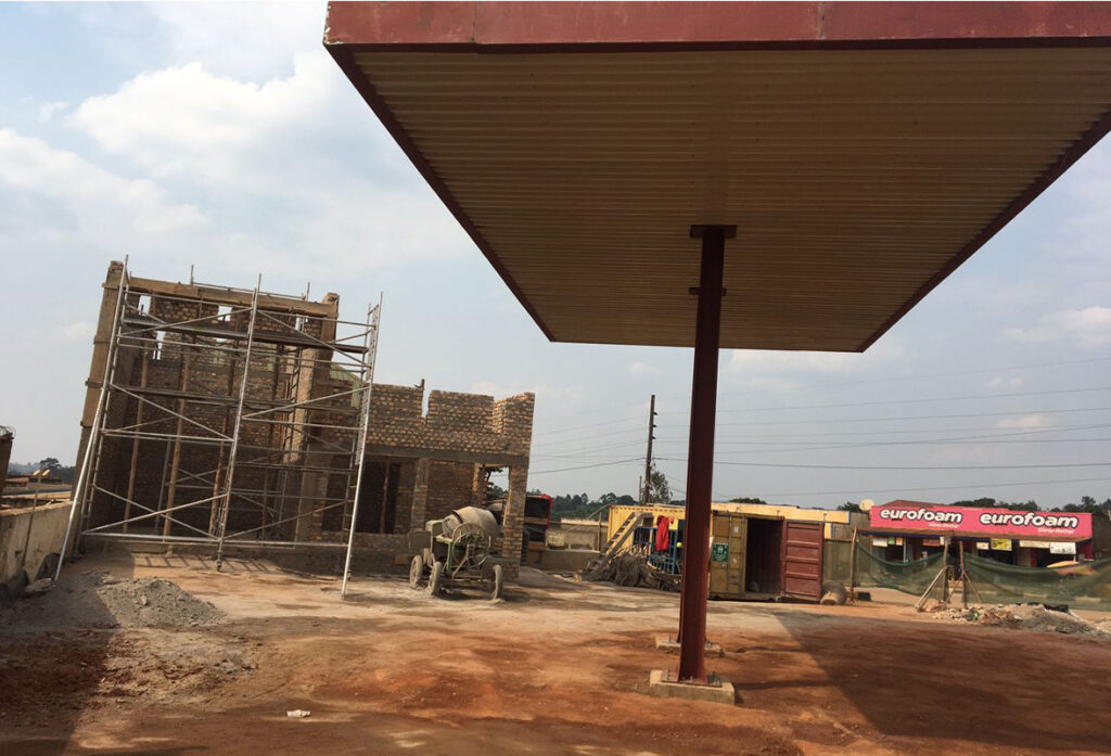 Construction and Completion of filing station